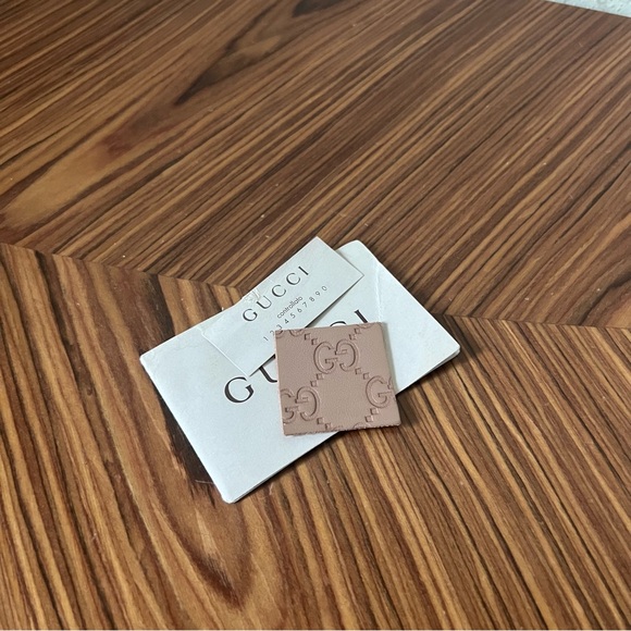 Gucci Gg Monogram Leather Boston Bag Pink Beige - Picture 16 of 16